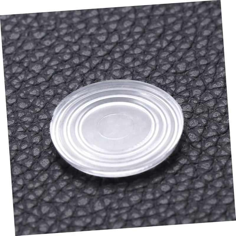 18 Pcs Round Clear Glass Table Pads Non Slip Adhesive Bumpers Protective Pads For Wall Wooden Floor - Image 5